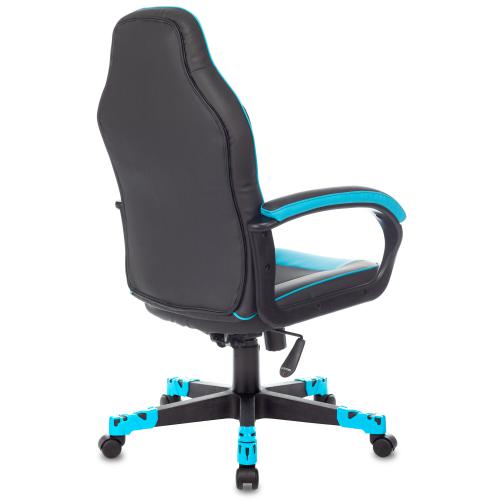 Компьютерное кресло Zombie Game 17 Black-Blue. Фото 3 в описании