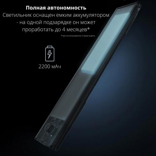 Светильник Xiaomi Yeelight Motion Sensor Closet Light A60 YLCG006 Global Black. Фото 4 в описании