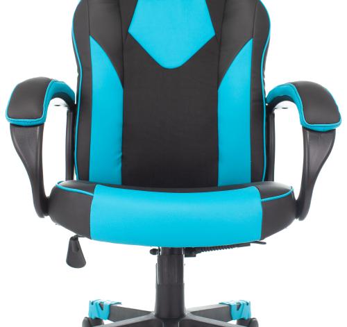 Компьютерное кресло Zombie Game 17 Black-Blue. Фото 4 в описании