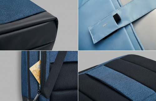 Рюкзак Xiaomi 90 Points Classic Business Backpack Blue. Фото 4 в описании