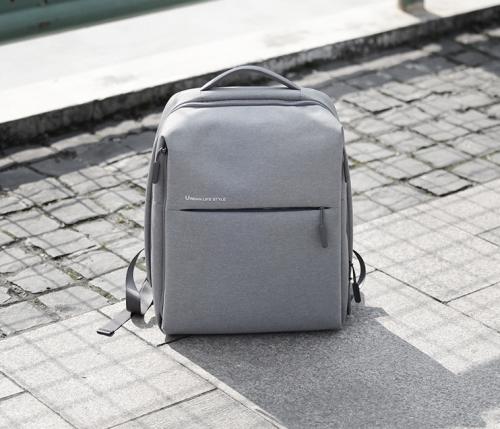 Рюкзак Xiaomi Simple Urban Life Style Backpack Grey. Фото 3 в описании