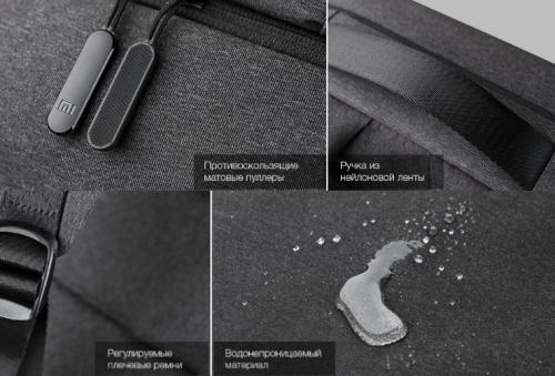 Рюкзак Xiaomi Simple Urban Life Style Backpack Grey. Фото 4 в описании