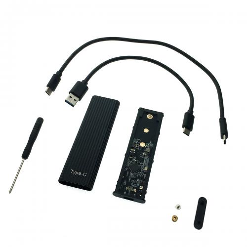 Внешний корпус Espada USB 3.1 to M.2 nMVE SSD USBnVME4 ver.2. Фото 2 в описании