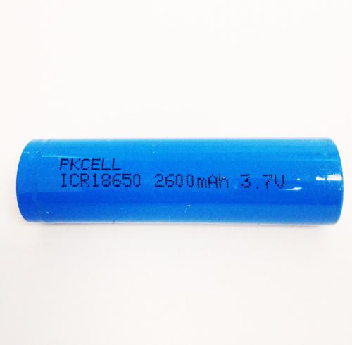 Аккумулятор 18650 - Pkcell 3.7V 2600mAh Li-ion 18650 2600-1B (1 штука). Фото 1 в описании