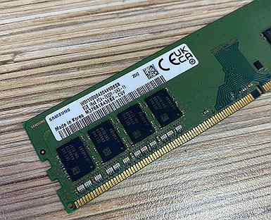 Модуль памяти Samsung DDR4 DIMM 3200MHz PC4-25600 CL21 - 8Gb M378A1K43EB2-CWE. Фото 1 в описании