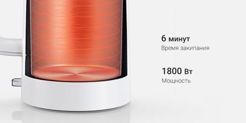 Чайник Xiaomi Mijia Electric Kettle 1S 1.7L MJDSH03YM. Фото 7 в описании