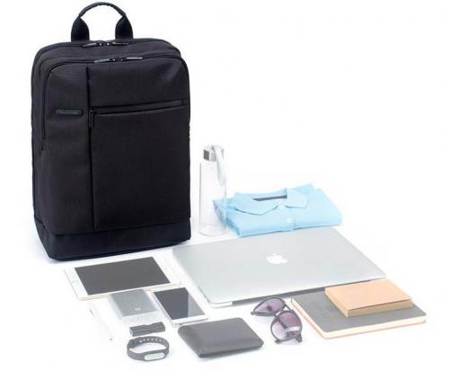 Рюкзак Xiaomi 90 Points Classic Business Backpack Dark Grey. Фото 2 в описании