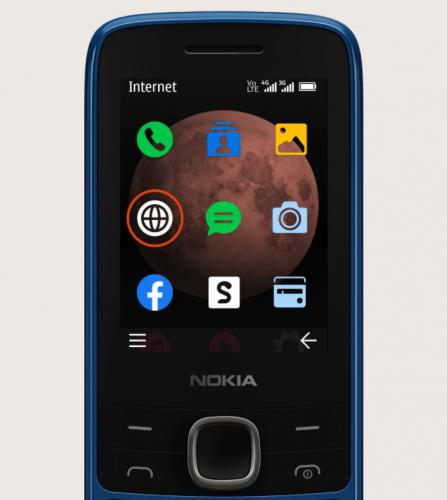 Сотовый телефон Nokia 225 4G Dual Sim Black. Фото 5 в описании