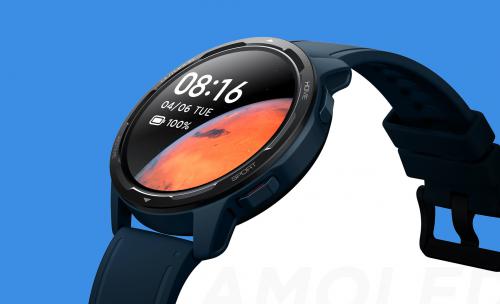 Умные часы Xiaomi Watch S1 Active GL Ocean Blue M2116W1 / BHR5467GL. Фото 3 в описании
