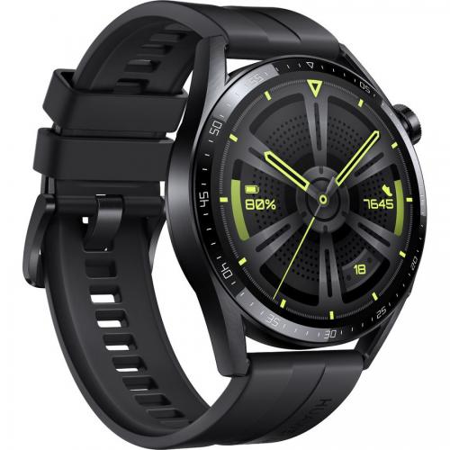 Умные часы Huawei GT 3 JPT-B19 Black SS-Black Fluoroelastomer 55026974. Фото 21 в описании