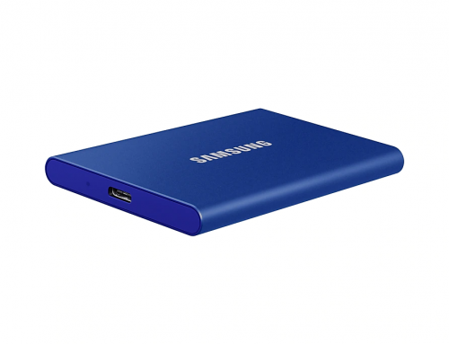 Твердотельный накопитель Samsung Portable T7 1Tb Blue MU-PC1T0H/WW. Фото 2 в описании