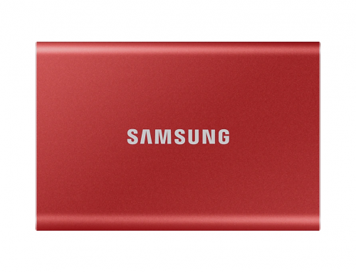 Твердотельный накопитель Samsung Portable T7 1Tb Red MU-PC1T0R/WW. Фото 4 в описании