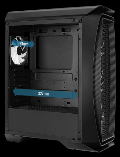 Корпус AeroCool Aero One Frost-G-WT-v1 без БП. Фото 5 в описании