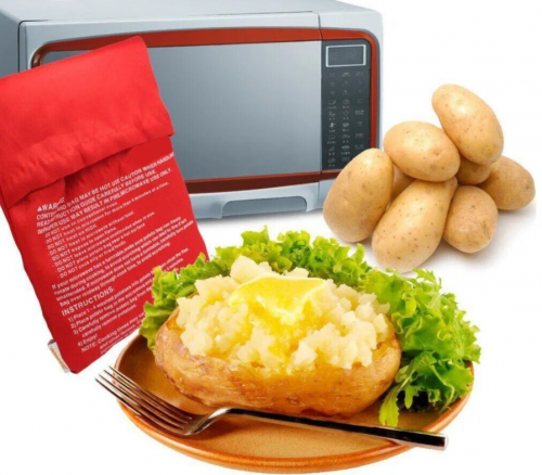 Рукав для запекания картофеля в микроволновке ZDK Homium kit_0712. Фото 3 в описании