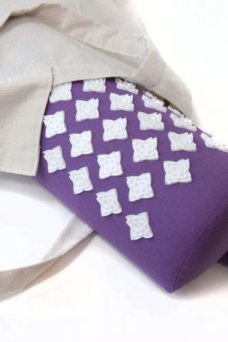 Подушка Smart Textile Smart Massage 39x15x10.5cm Purple ST4328. Фото 2 в описании