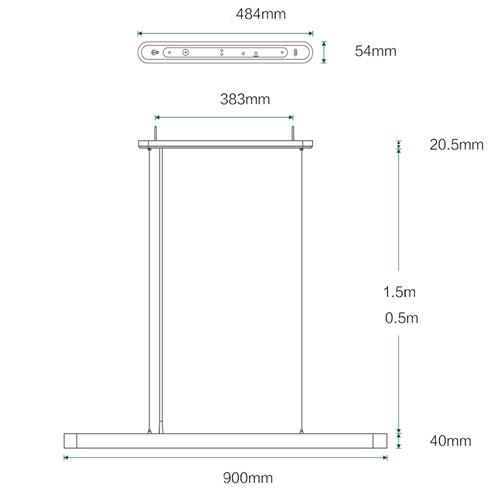 Светильник Xiaomi Yeelight Crystal Pendant Lamp YLDL01YL White. Фото 6 в описании
