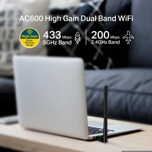 Wi-Fi адаптер TP-LINK Archer T2U Plus. Фото 4 в описании