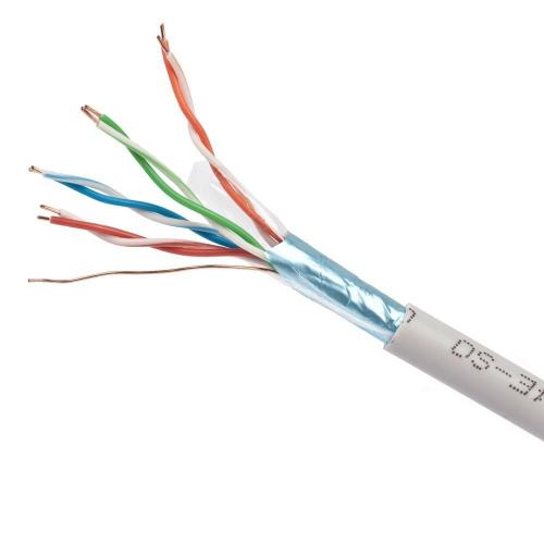 Сетевой кабель Gembird Cablexpert FTP cat.5e 4 пары CCA 305m Grey FPC-5004E-SOL. Фото 1 в описании