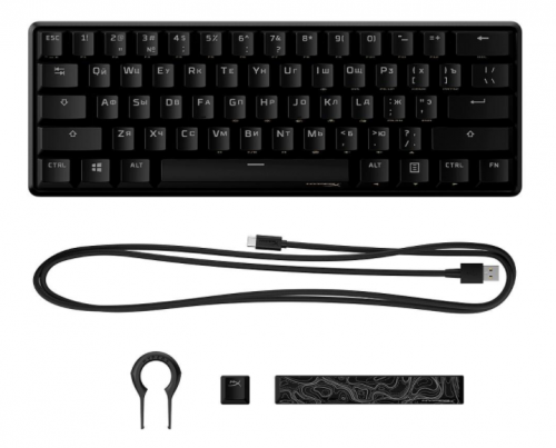 Клавиатура HyperX Alloy Origins 60 Black HKBO1S-RB-RU/G. Фото 10 в описании