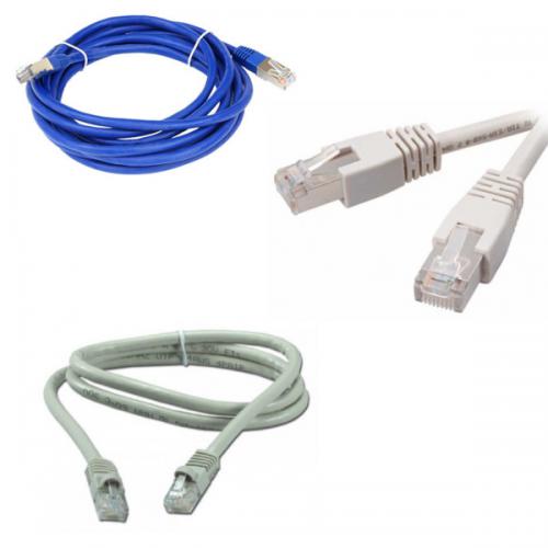 Сетевой кабель Telecom UTP cat.5e 10m Grey NA102-10M. Фото 1 в описании