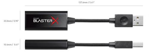 Звуковая карта Creative USB Sound BlasterX G1 70SB171000000. Фото 3 в описании