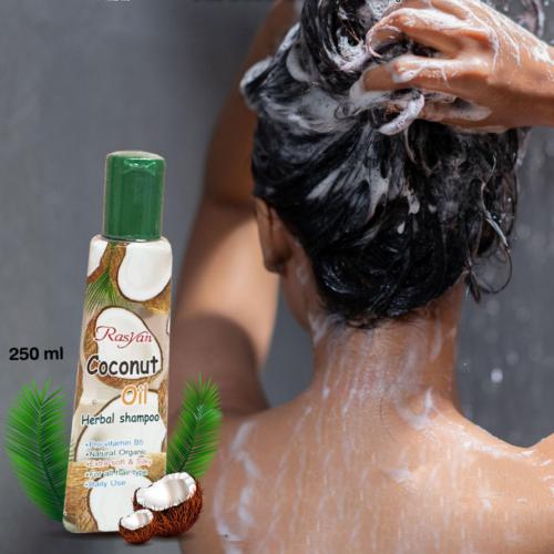 Шампунь Rasyan Coconut Oil Herbal 250ml 3145. Фото 3 в описании