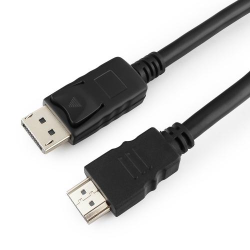 Аксессуар Gembird Cablexpert DisplayPort to HDMI 20M/19M 1.8m Black CC-DP-HDMI-6. Фото 1 в описании
