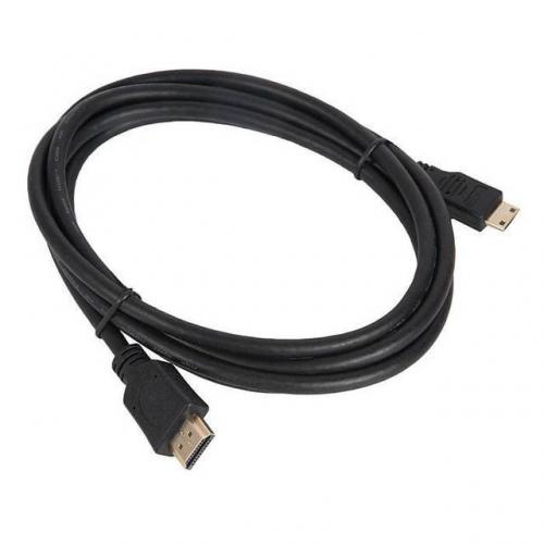 Аксессуар Gembird Cablexpert HDMI-miniHDMI 19M v1.4 3D Ethernet 1.8m Black CC-HDMI4C-6. Фото 1 в описании