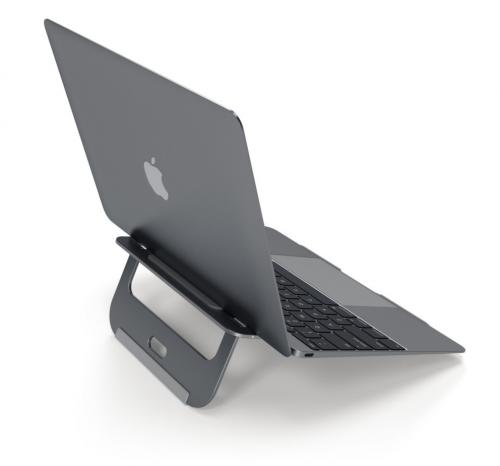 Аксессуар Подставка Satechi Aluminum Laptop Stand для APPLE MacBook Grey ST-ALTSM. Фото 2 в описании