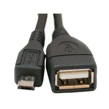 Аксессуар ATcom USB 2.0 AF - Micro 5P OTG 10cm АТ3792. Фото 1 в описании