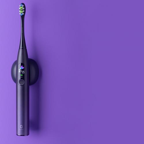 Зубная электрощетка Xiaomi Oclean X Pro Sonic Electric Toothbrush Purple. Фото 3 в описании