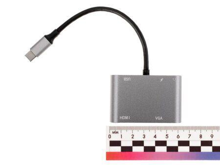 Адаптер AOpen USB Type-C - VGA / HDMI / PD ACU4511. Фото 3 в описании