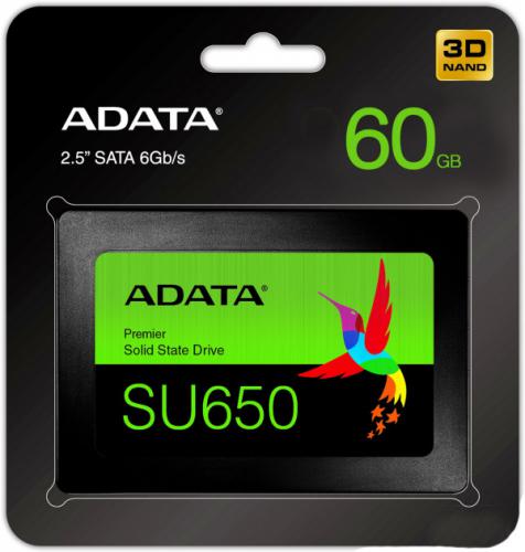 Жесткий диск A-Data Ultimate SU650 960Gb ASU650SS-960GT-R. Фото 1 в описании