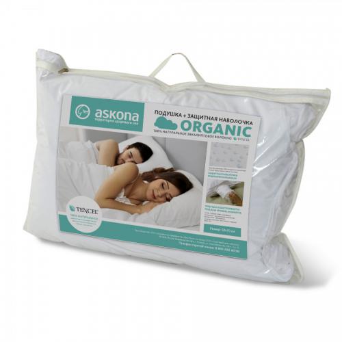 Ортопедическая подушка Askona Organic 50x70. Фото 5 в описании