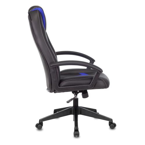 Компьютерное кресло Zombie 8 Black-Blue. Фото 2 в описании