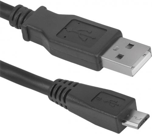 Зарядное устройство Defender UPC-11 1xUSB + кабель microUSB 83556. Фото 3 в описании