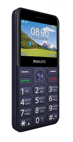 Сотовый телефон Philips E207 Xenium Blue. Фото 5 в описании