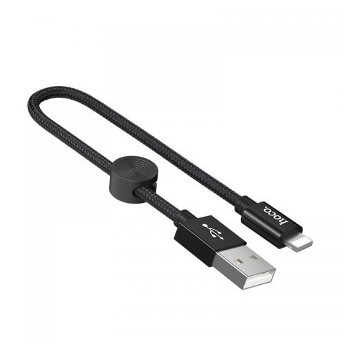 Аксессуар Hoco X35 Premium USB - Lightning 2.4A 25cm Black 6931474707413. Фото 5 в описании