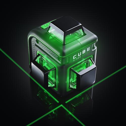 Нивелир ADA Cube 3-360 Green Professional Edition А00573. Фото 3 в описании