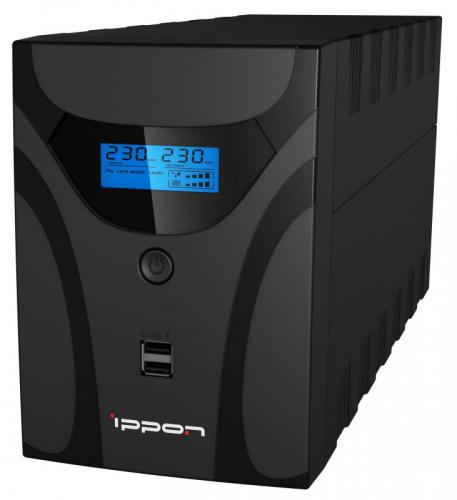 Источник бесперебойного питания Ippon Smart Power Pro II Euro 1600. Фото 1 в описании
