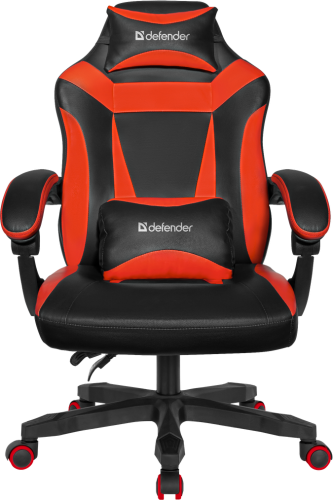 Компьютерное кресло Defender Master Black-Red 64359. Фото 2 в описании