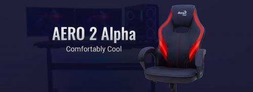 Компьютерное кресло AeroCool AERO 2 Alpha Black- Blue. Фото 1 в описании
