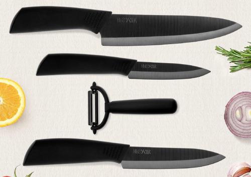 Набор ножей Xiaomi Huo Hou Heat Knife Set 4шт. Фото 1 в описании