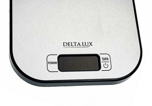 Весы Delta Lux DE-001KE Steel. Фото 1 в описании