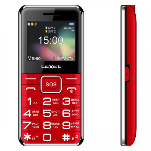 Сотовый телефон teXet TM-B319 Red. Фото 1 в описании