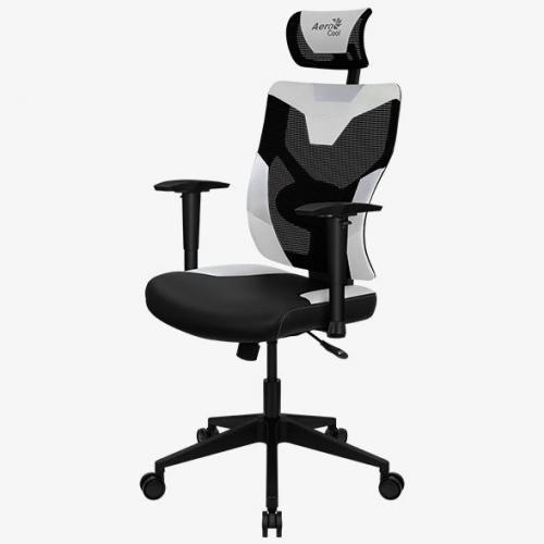 Компьютерное кресло AeroCool Guardian Azure White. Фото 17 в описании