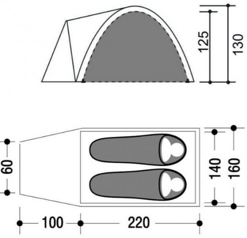 Палатка Indiana Hogar 2. Фото 1 в описании