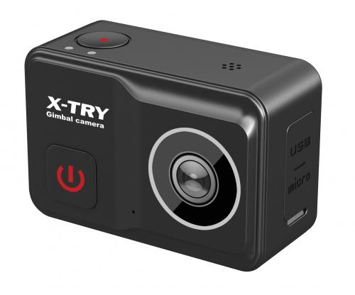 Экшн-камера X-TRY XTC502 Gimbal Real 4K/60FPS WDR Wi-Fi Power. Фото 1 в описании