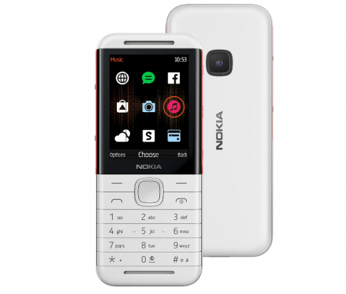 Сотовый телефон Nokia 5310 White-Red. Фото 10 в описании