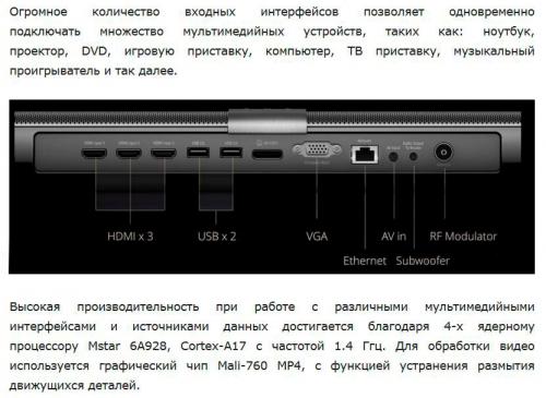 Звуковая панель Xiaomi Mi TV Audio Bar Black. Фото 2 в описании